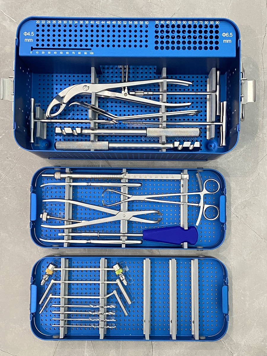 conjunto de instrumentos de gran fragmento