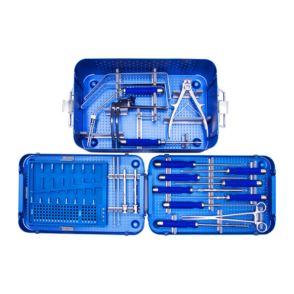 Juego de instrumentos de placa cervical anterior