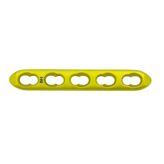 Placa recta pediátrica LCP de 2.7 mm