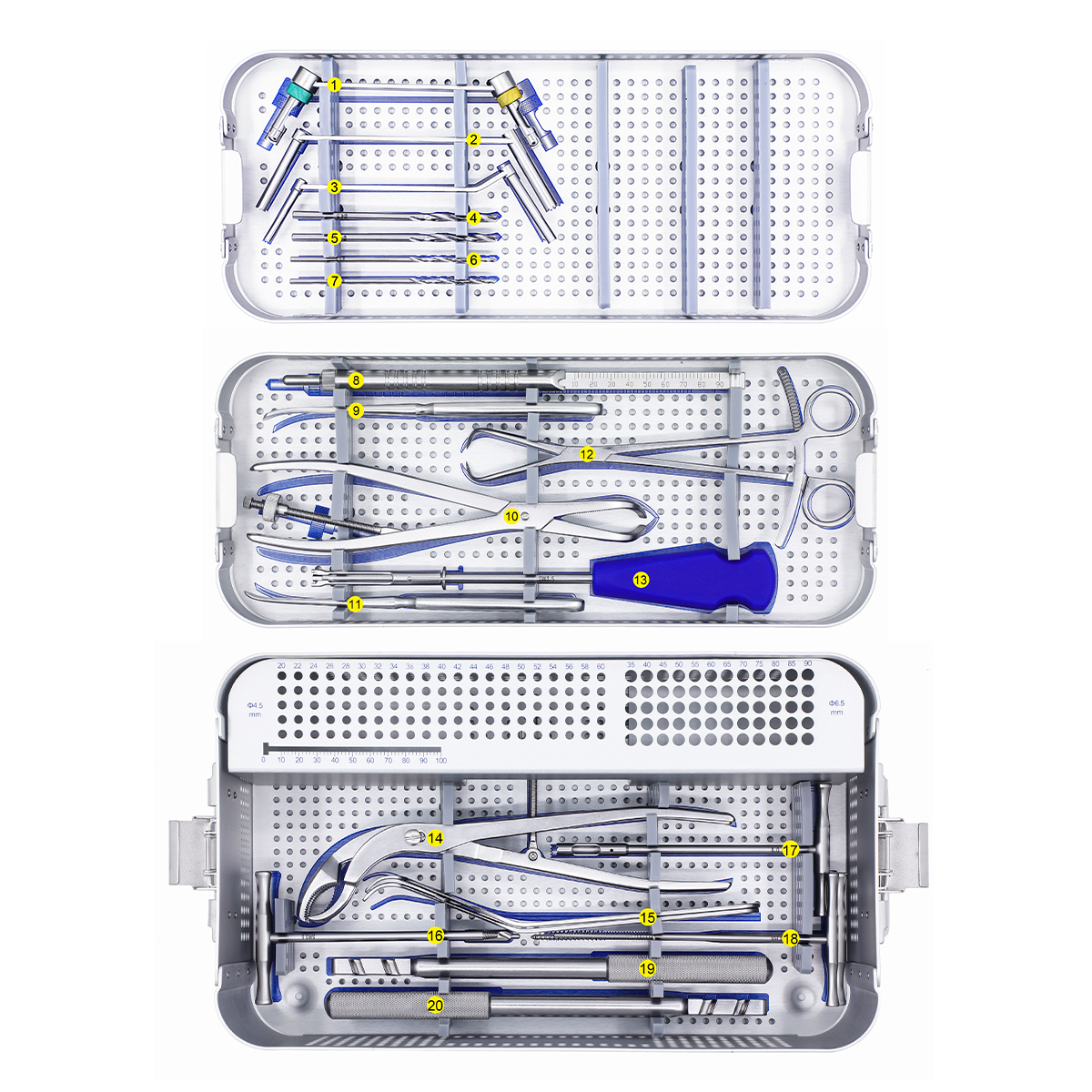 2.7、3.5、5.0-Pediatric-Osteotomy-Locking-plate-instrument-set-3200-22