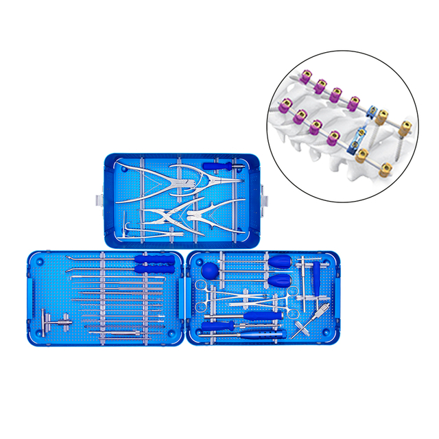 Juego de instrumentos de fijación cervical posterior