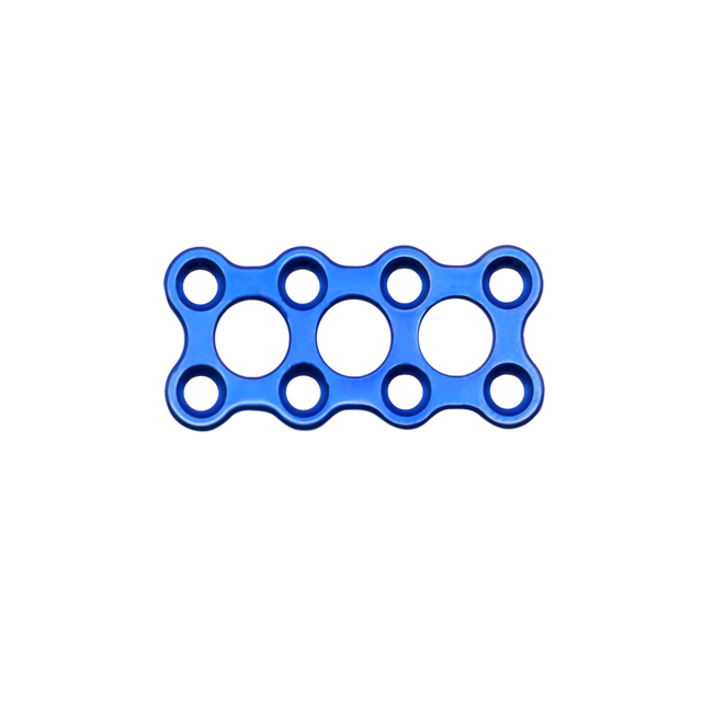 Placa rectangular de 2,0 mm Placa maxilofacial