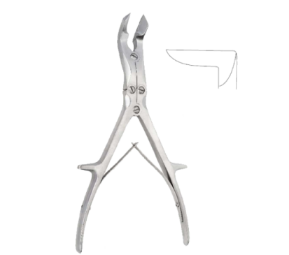 Tijeras de doble articulación espinosa