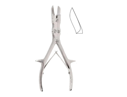 Tijeras para huesos de doble articulación