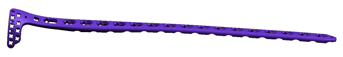 VA Placa de bloqueo de tibia lateral distal