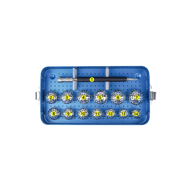 Implantes ortopédicos ACETABULLE REAMER Instrumento Conjunto de M-22