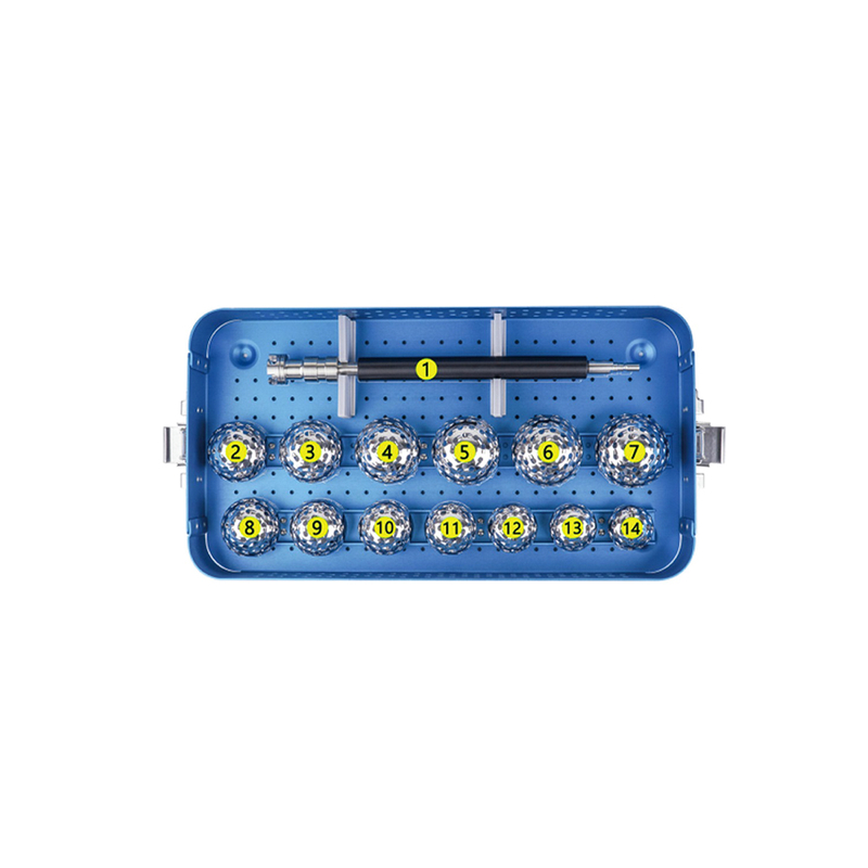Implantes ortopédicos ACETABULLE REAMER Instrumento Conjunto de M-22