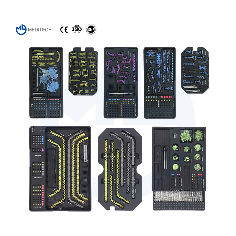 Set de instrumentos para placas maxilofaciales