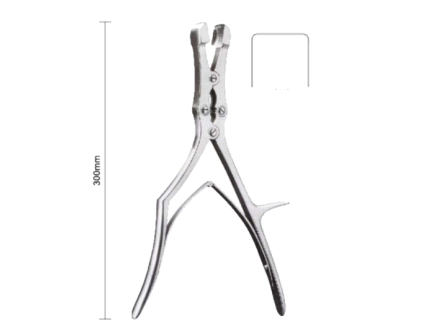 Rongeur de doble articulación (costilla)
