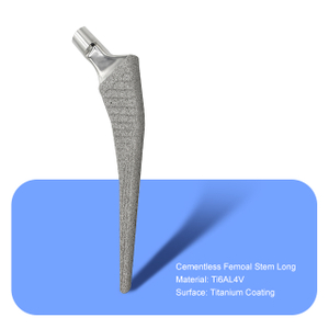 Cementless Femoal STEM Long （recubrimiento de titanio）