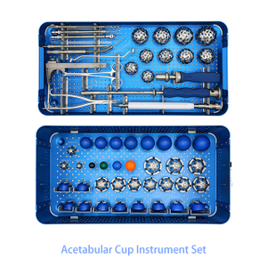 Juego de instrumentos de copa acetabular