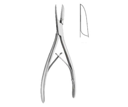Tijeras para huesos de una sola articulación (cabeza estrecha)
