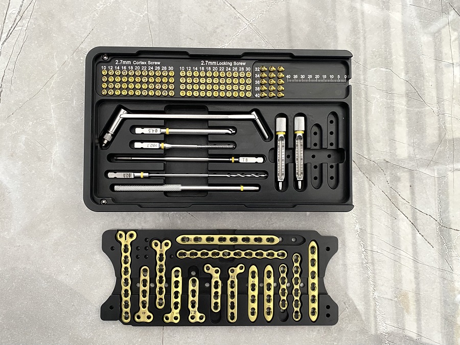 Juego de instrumentos de placa de bloqueo de mini fragmentos de 2,7 mm