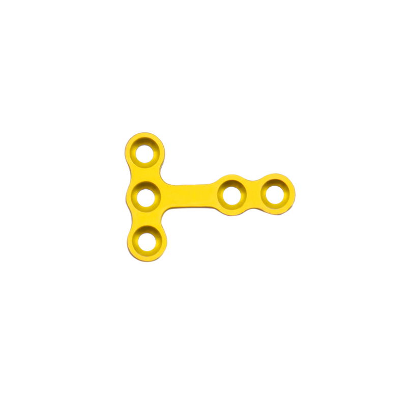 Placa maxilofacial con placa en T de 1,5 mm