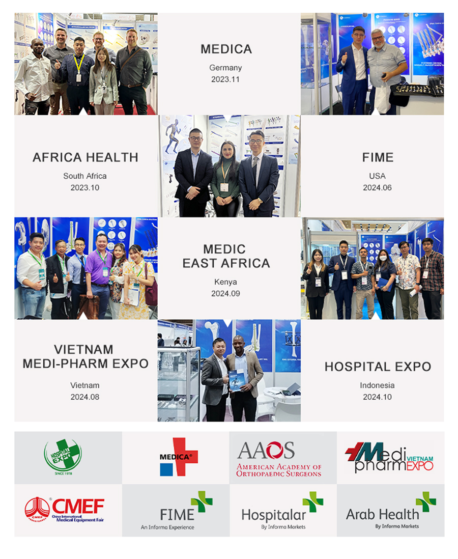 set de instrumentos para placas maxilofaciales