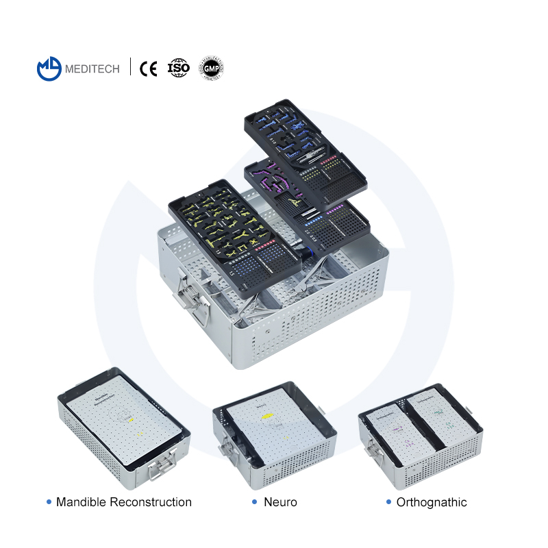 Set de instrumentos para placas maxilofaciales