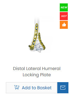 Placa de bloqueo humeral lateral distal 
