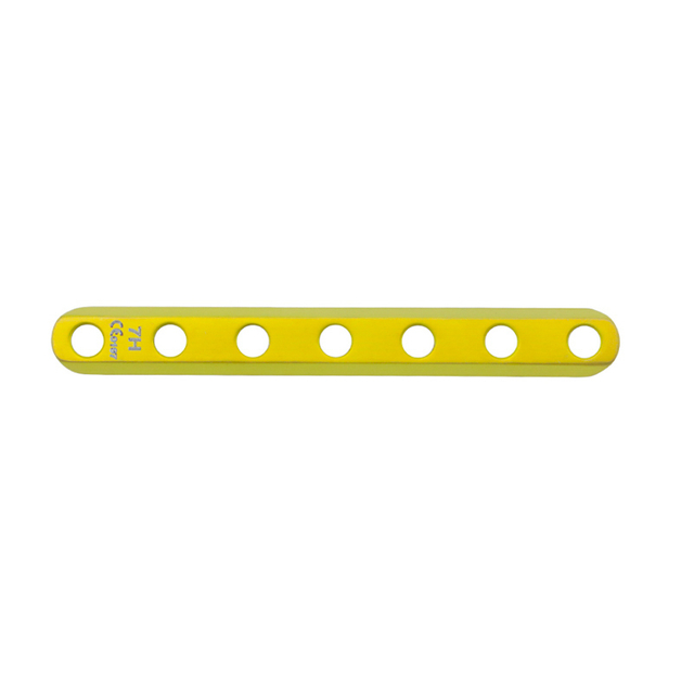 Placa de bloqueo recto de deslizamiento pediátrico de 3.5 mm