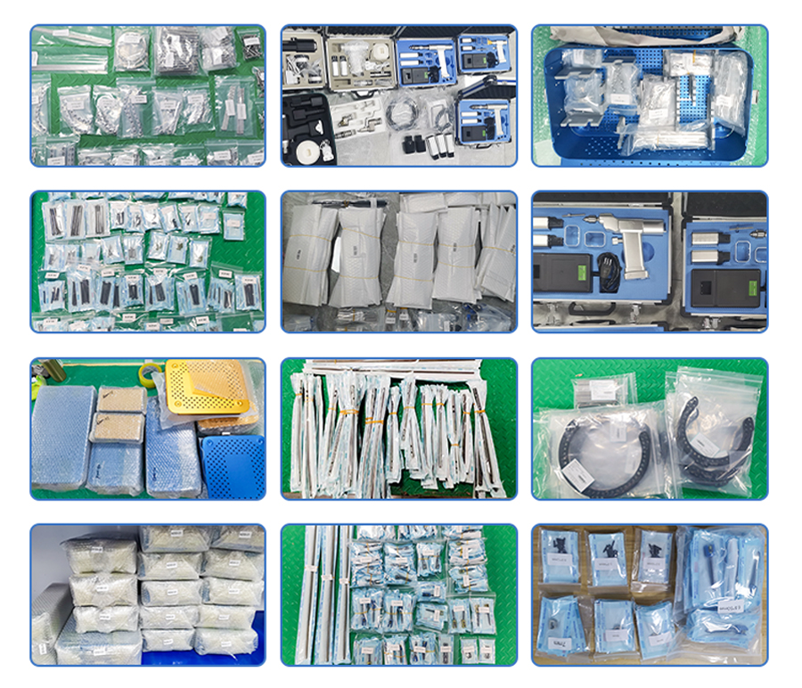 set de instrumentos para placas maxilofaciales