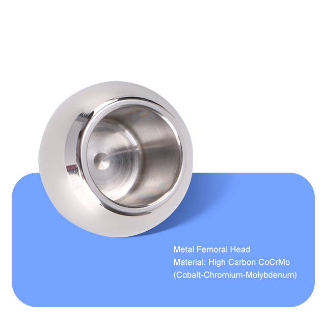 Cabeza femoral de metal （Cocrmo de alto carbono）