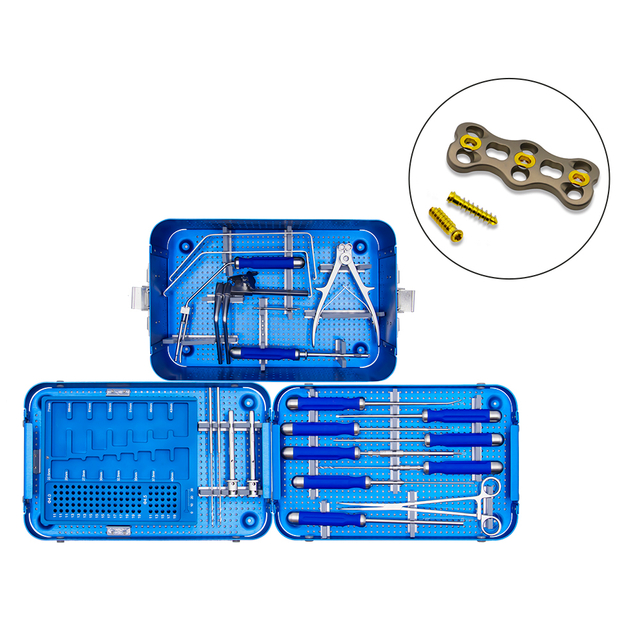 Juego de instrumentos de placa cervical anterior