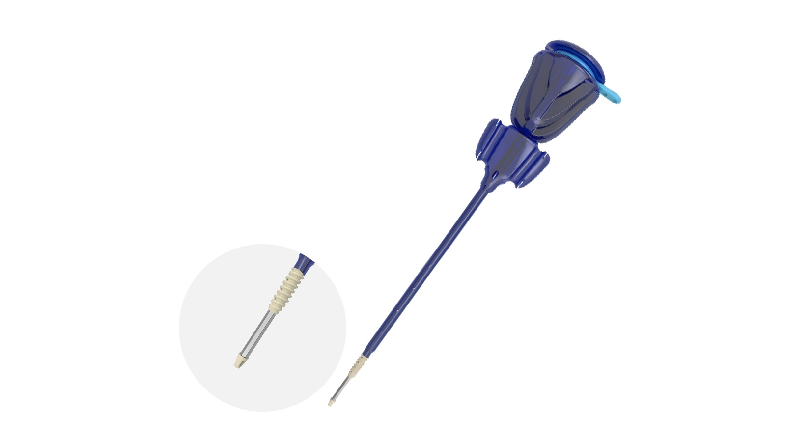 Anclaje de PEEK SwirlLock — 152070500S — 5.0×19mm,1/2#×950mm B