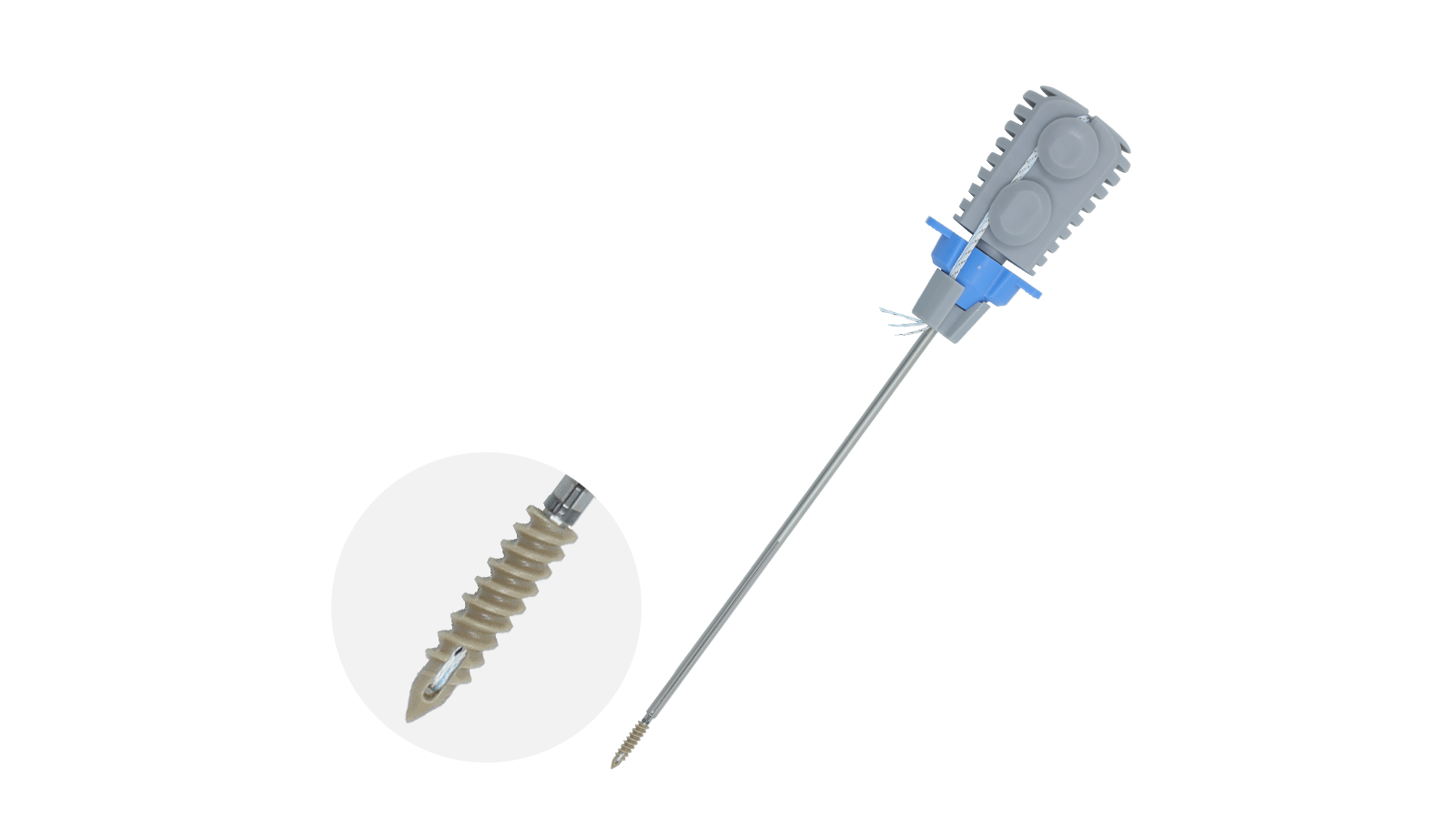 Anclaje de PEEK SwirlFix — S101.206 — 4.5×19mm,2/2#×950mm