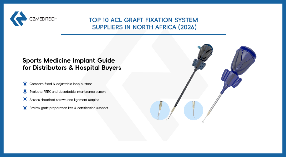 Los 10 principales proveedores de sistemas de fijación de injertos ACL en el norte de África (2026)