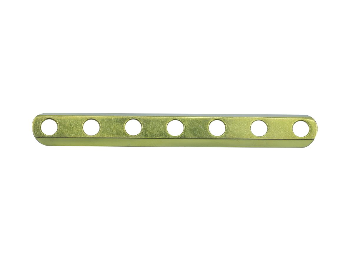 3.5 mm Pediátrica Deslizante Recta Placa de bloqueo CZMEDITECH