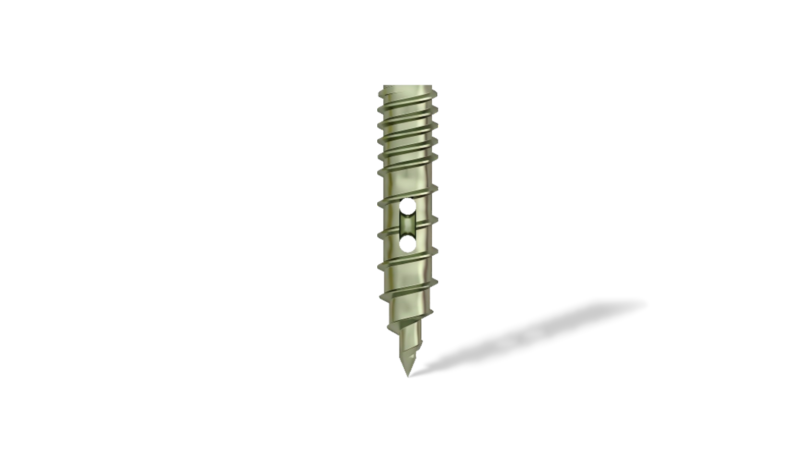 Anclaje de sutura metálico de rosca completa fina y de paso corto — 151173014S — 3.0×14mm, 1/2#×950mm